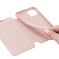 Miniatyrbild 3 av 6: Dux Ducis Skin X Fodral Läder iPhone 12 Pro Max Rosa