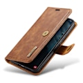 Miniatyrbillede 9 af 10: DG.MING 2-i-1 Magnet Pung Samsung Galaxy S24 Plus Cognac