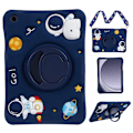 Miniatyrbillede 1 af 9: Samsung Galaxy Tab A9 Plus Skal Astronaut Med Stativ Blå