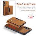 Miniatyrbillede 8 af 10: DG.MING 2 i 1 Magnetisk Kortlomme Etui Samsung Galaxy S25 Cognac