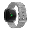 Miniatyrbild 2 av 4: Canvasarmband Fitbit Versa 3/Sense Grå