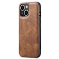 Miniatyrbillede 4 af 10: DG.MING 2-i-1 Magnet Pung iPhone 14 Cognac
