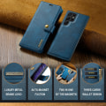 Miniatyrbild 4 av 10: DG.MING 2-in-1 Magnet Wallet Samsung Galaxy S24 Ultra Blue