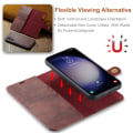 Pikkukuva 5 / 9: DG.MING 2-in-1 Magnet Plånbok Samsung Galaxy A35 Punainen
