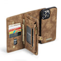 Pikkukuva 3 / 7: CaseMe Multi-Slot 2 i 1 Plånboksfodral iPhone 13 Pro Ruskea