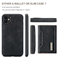 Miniatyrbillede 8 af 10: DG.MING 2 i 1 Magnetisk Kortlomme Etui iPhone 11 Sort