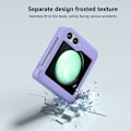 Pikkukuva 6 / 6: Kuminen saranainen suojakotelo Samsung Galaxy Z Flip 6 Lilalle