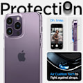 Pikkukuva 6 / 6: TPU-kuori iPhone 15 Pro Maxille, läpinäkyvä