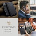 Miniatyrbillede 8 af 9: CaseMe Slim Wallet Case Samsung Galaxy S25 Ultra Sort