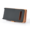 Miniatyrbillede 6 af 8: DG.MING 2-i-1 Magnet Pung Samsung Galaxy S10 Cognac