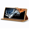 Miniatyrbillede 3 af 10: LC.IMEEKE Pungetui Samsung Galaxy S23 Ultra Cognac