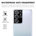 Miniatyrbillede 4 af 6: Hele linsebeskyttelse 0,2 mm Samsung Galaxy S21 Ultra Sort