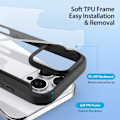 Miniatyrbild 9 av 10: Dux Ducis Skin X Pro Fodral MagSafe iPhone 16 Pro Max Svart