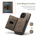 Miniatyrbillede 3 af 9: DG.MING 2 i 1 Magnetisk Kortlomme Etui iPhone 16 Pro Max Brun
