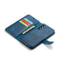 Miniatyrbild 5 av 10: DG.MING 2-in-1 Magnet Wallet Samsung Galaxy S25 Blue