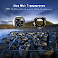 Miniatyrbillede 4 af 6: Hat Prince Linsebeskyttelse Hærdet Glas iPhone 15 Pro/15 Pro Max Multif