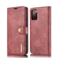 Miniatyrbild 7 av 7: DG.MING 2-in-1 Magnet Wallet Samsung Galaxy S20 FE Red