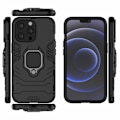 Miniatyrbillede 6 af 6: Hybridskal Fingerring iPhone 13 Pro Sort