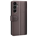 Pikkukuva 7 / 7: Aito nahkakotelo Samsung Galaxy A15 Ruskea