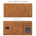 Pikkukuva 7 / 9: DG.MING 2 i 1 magnetisk kortplatsfodral iPhone 16 Pro Max Cognac