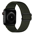 Pikkukuva 2 / 5: Elastinen Nylon-ranneke Apple Watch Series 10 42mm Vihreä