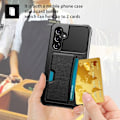 Miniatyrbillede 5 af 7: Armor Card Case Galaxy S25 Plus Sort