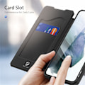 Miniatyrbild 2 av 3: Dux Ducis Skin X Fodral Läder Samsung Galaxy S21 FE Svart
