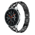 Miniatyrbillede 1 af 4: Rhinestone Krystalarmbånd Samsung Galaxy Watch 46mm Sort