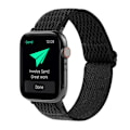 Miniatyrbild 1 av 3: Vävd Nylonarmband Apple Watch Series 10 46mm Svart