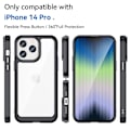 Miniatyrbillede 2 af 7: Hybrid Edge Case iPhone 14 Pro Sort