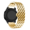 Miniatyrbillede 2 af 4: Metalrem i sommerfuglespænde til Samsung Galaxy Watch 46mm Guld