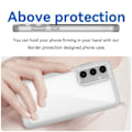 Miniatyrbild 3 av 7: Hybrid Edge Case Samsung Galaxy S23 FE Transparent