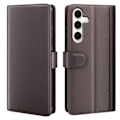 Pikkukuva 1 / 7: Aito nahkakotelo Samsung Galaxy S24 Plus - Ruskea