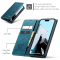 Miniatyrbillede 5 af 9: CaseMe Slim Pungetui iPhone 15 Pro Blå
