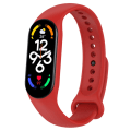 Miniatyrbillede 1 af 4: Silikonarmbånd Xiaomi Mi Band 7 Rød