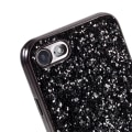 Miniatyrbillede 4 af 5: iPhone 7/8/SE Skal Glitter Sort