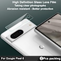 Miniatyrbild 3 av 5: Imak 2 Pack Härdat Glas Kameraskydd Google Pixel 8 Transparent