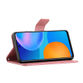 Pikkukuva 2 / 5: Perhoskuvioinen nahkakotelo Xiaomi 12T:lle, vaaleanpunainen