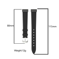 Miniatyrbillede 3 af 3: Ægte Læderrem Fitbit Luxe Sort