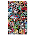 Pikkukuva 8 / 9: Samsung Galaxy Tab A9 -kotelo Tri-fold Graffiti