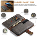 Miniatyrbild 6 av 10: DG.MING 2-in-1 Magnet Wallet Samsung Galaxy S24 Plus Brown