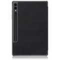 Pikkukuva 10 / 10: Samsung Galaxy Tab S9 Plus -kotelo Tri-fold Musta