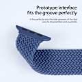 Miniatyrbild 8 av 9: Dux Ducis Elastic Nylon Woven Strap Apple Watch 38/40/41 mm Blue