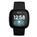 Miniatyrbillede 3 af 4: Silikonerem til Fitbit Versa 4/Sense 2 Sort (S)