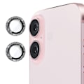 Miniatyrbillede 1 af 2: Hat Prince Glitter Linsebeskyttelse iPhone 16 Plus Sort