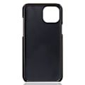 Miniatyrbillede 4 af 4: Lædercover med kortholder iPhone 15 Plus Sort