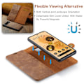 Miniatyrbild 7 av 8: DG.MING 2-in-1 Magnet Wallet Google Pixel 7 Pro Cognac
