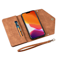 Miniatyrbillede 3 af 7: Pungetui iPhone 13 Pro Brun