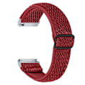 Pikkukuva 2 / 3: Punottu nailonranneke Fitbit Versa/Versa 2 Punainen