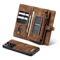 Pikkukuva 5 / 8: CaseMe Lompakkokotelo Multi-Slot Samsung Galaxy S21 Ultra Ruskea